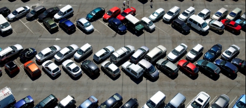 parking at a Miami cruise